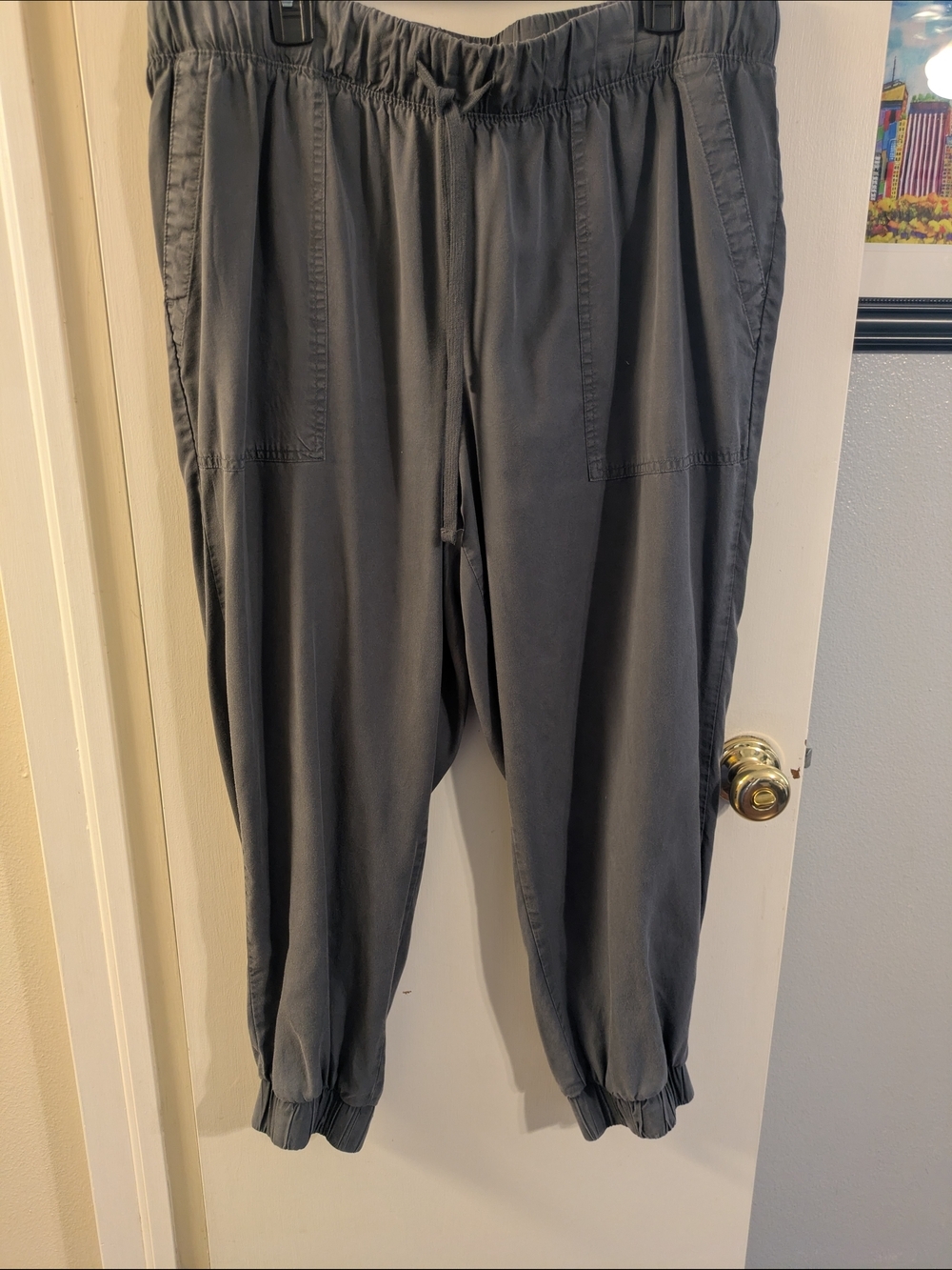 Universal Thread Charcoal Drawstring Pants - Picture 2 of 7